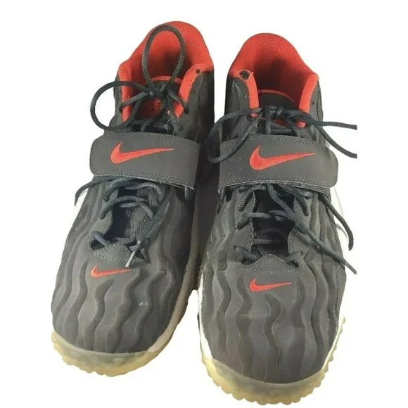 Nike Zoom Air Mens 13 Red Grey 2012 Basketball Shoes 554989 Sneakers 2012 VNDS sz 13 Nike Air Zoom Turf Jet  main image 3